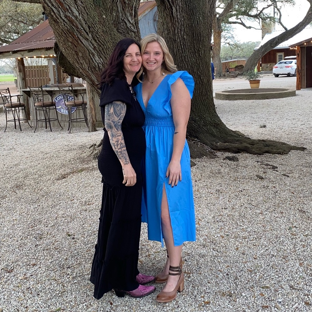 Blue Abercrombie MIDI Dress